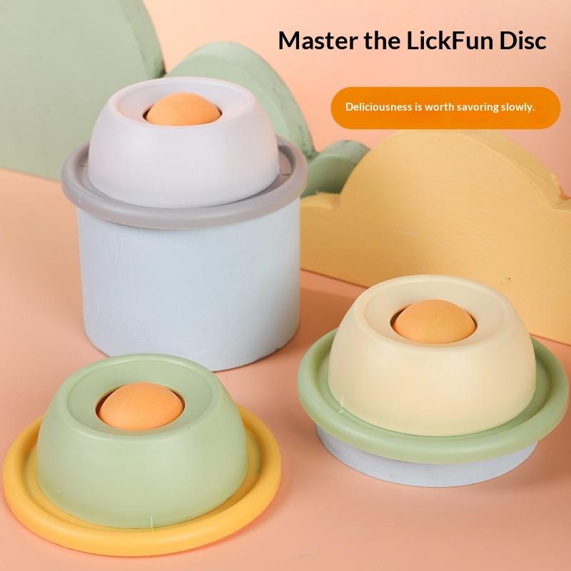 Slow Feeder Dog Bowl - Pet Lick Mat Yogurt Licking Plate