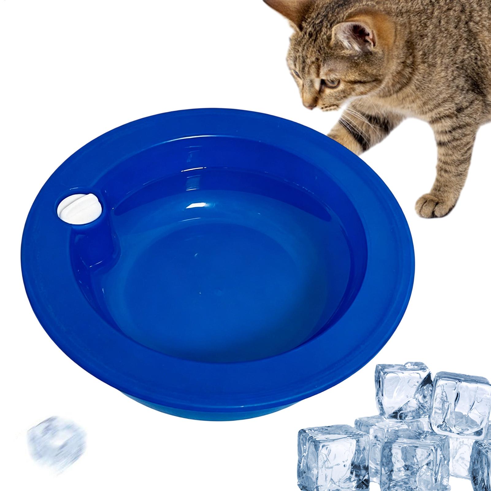 Slow Feeder Dog Bowl - Portable Ice Cool Pet Water Feeder