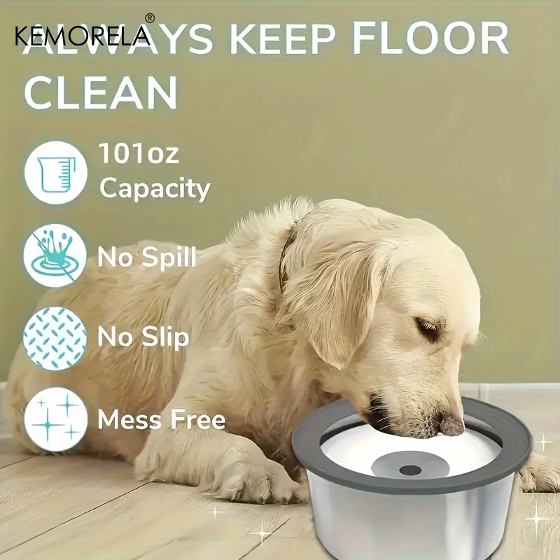 Stainless Steel Dog Water Bowl - огляд і ціна Slow Feeder Dog Bowl