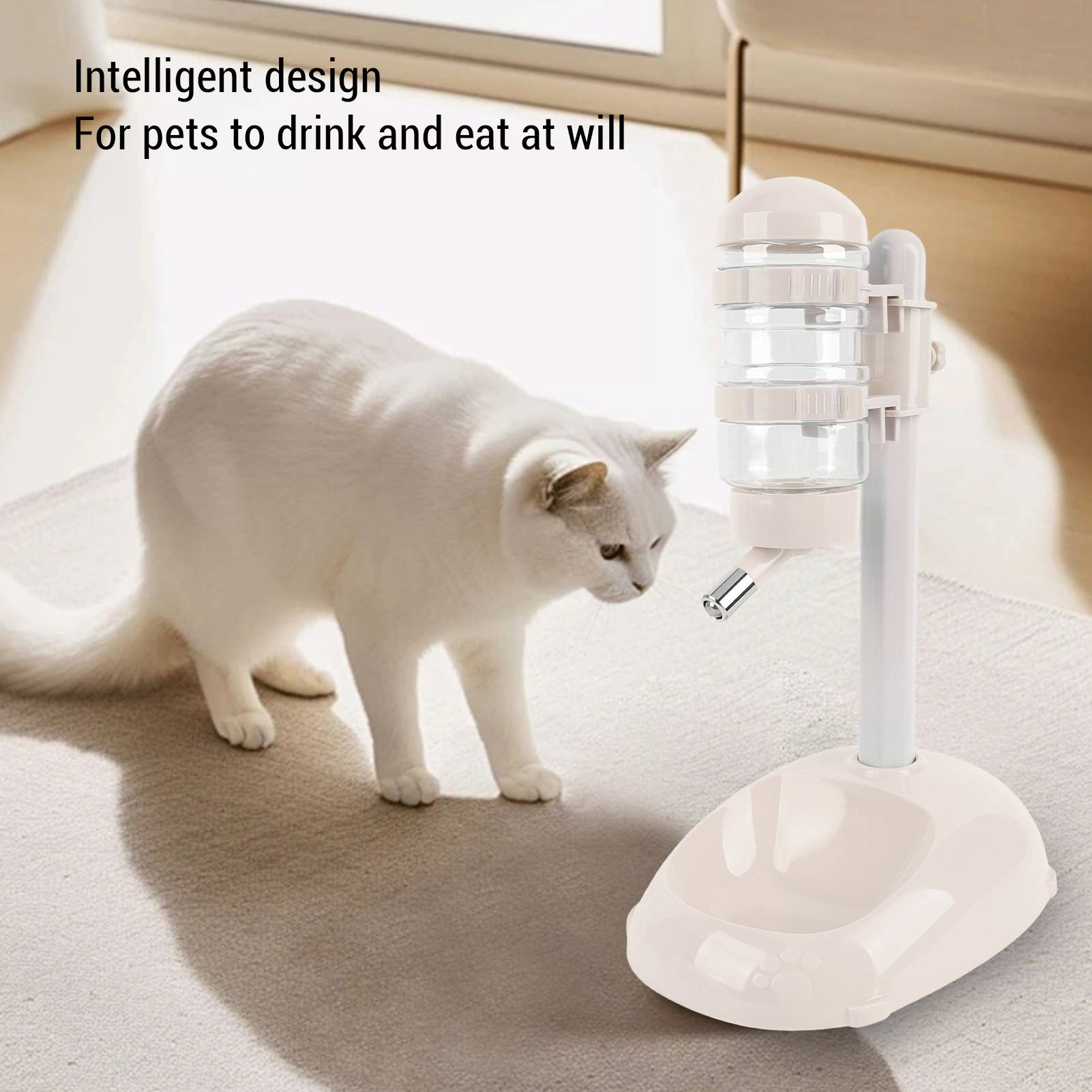 Bowl Bottle Standing Dispenser - огляд і ціна Slow Feeder Dog Bowl