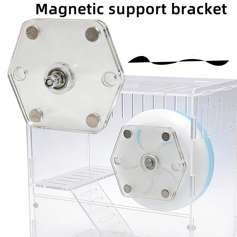 Magnetic running wheel bracket - огляд і ціна Hamster Cage Wheel