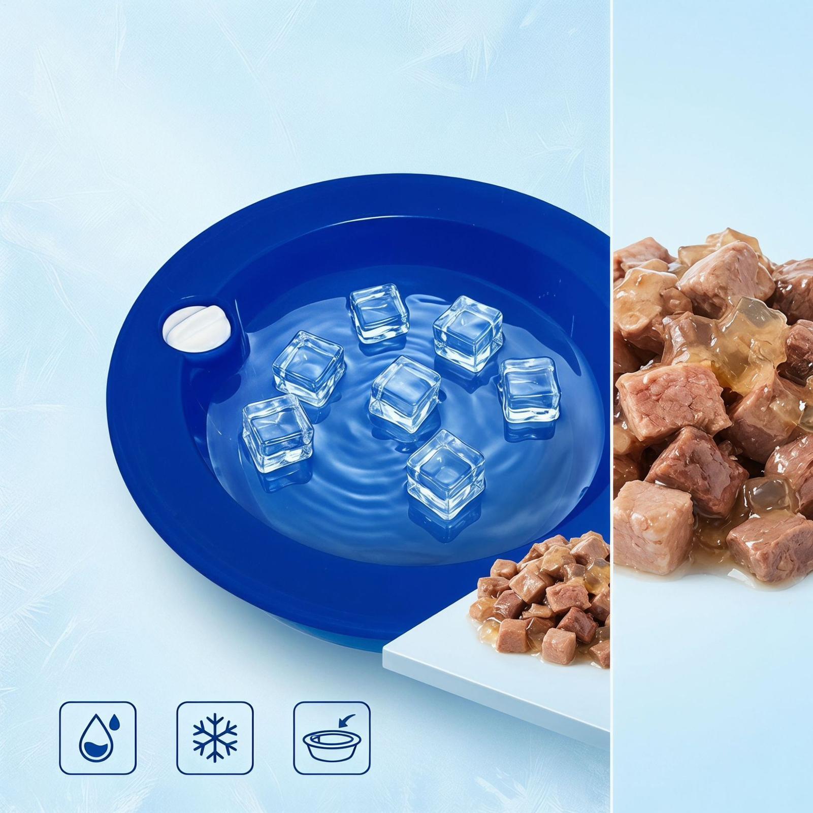 Portable Ice Cool Pet Water Fe - огляд і ціна Slow Feeder Dog Bowl