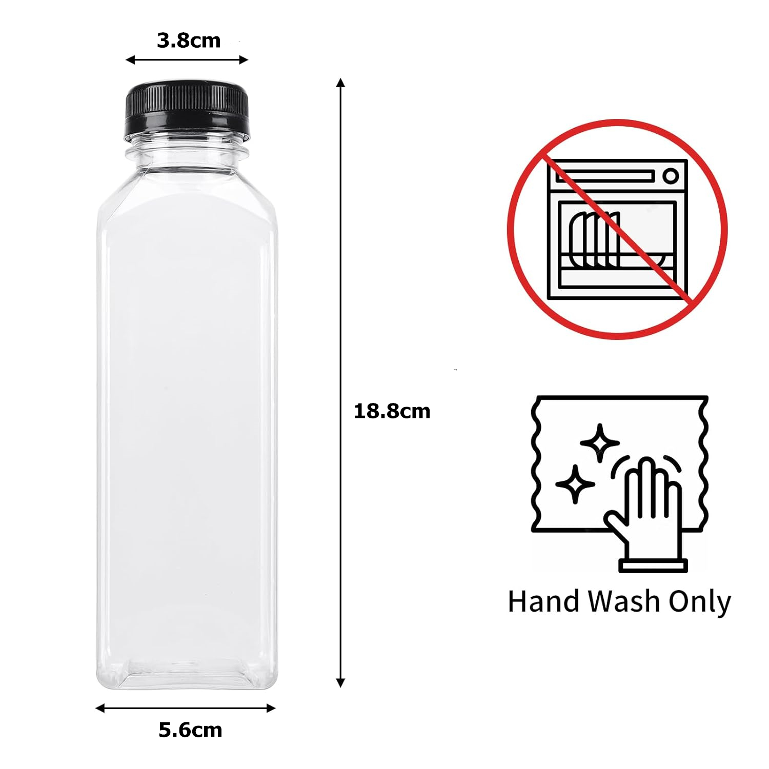 LMETJMA 500ML Juice Bottles PE - огляд і ціна Pet Supplies In Bulk