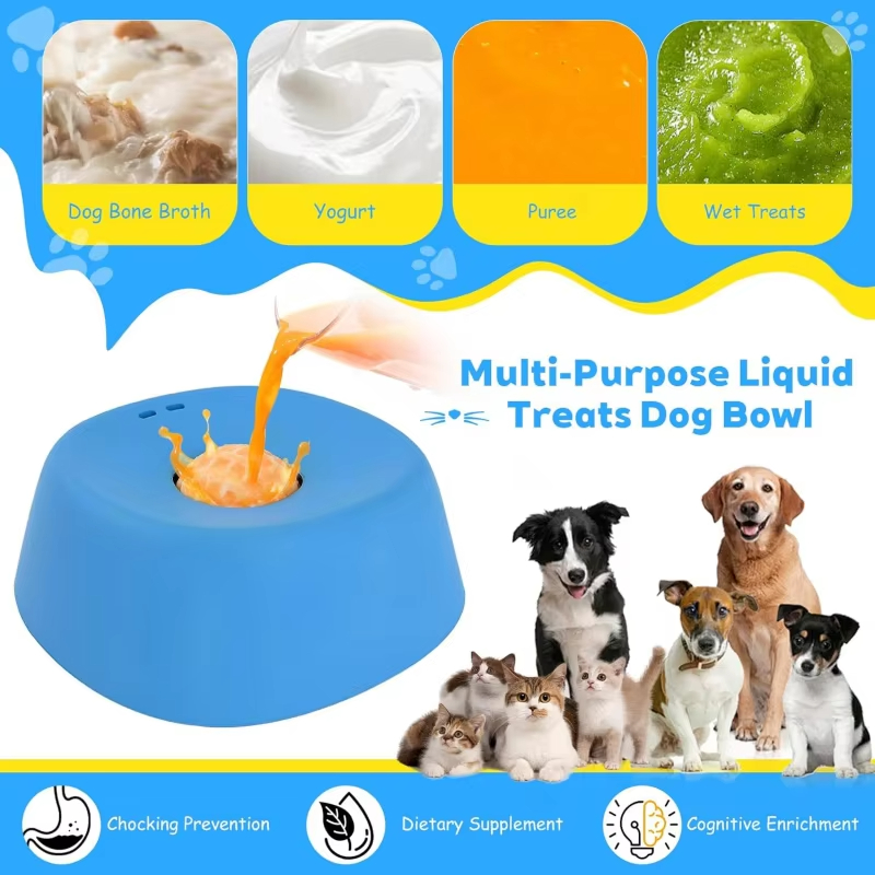 Liquid Slow Dog Bowls  Anti-sl - огляд і ціна Slow Feeder Dog Bowl