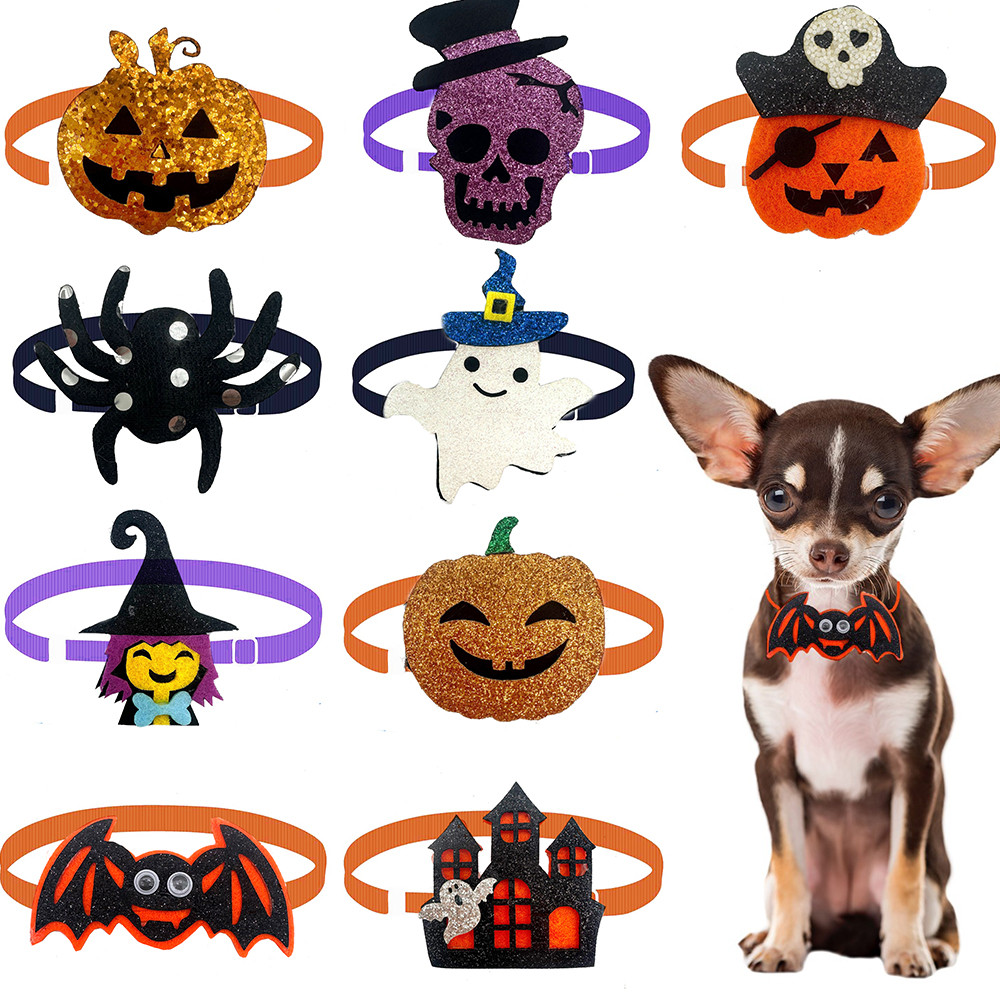 50pcs Halloween Small Dog Cat  - огляд і ціна Pet Supplies In Bulk