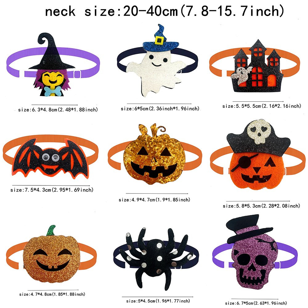50pcs Halloween Small Dog Cat  - огляд і ціна Pet Supplies In Bulk