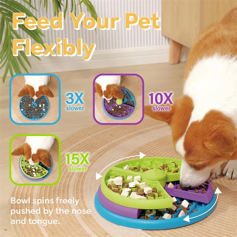 Dog Puzzle Slow Feeder Interac - огляд і ціна Slow Feeder Dog Bowl