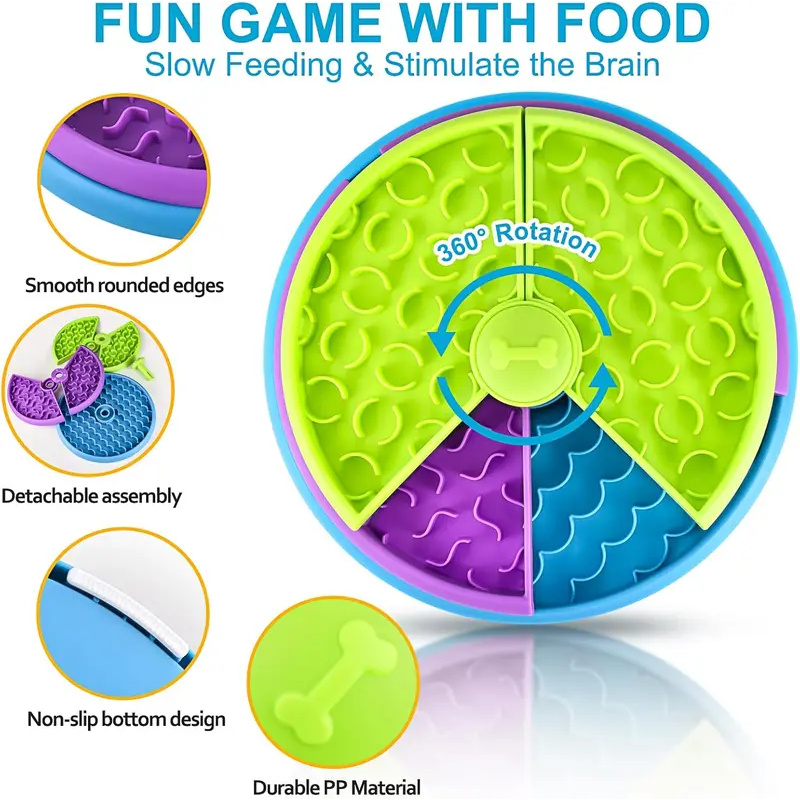 Dog Puzzle Slow Feeder Interac - огляд і ціна Slow Feeder Dog Bowl